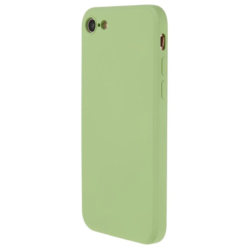 AMORUS TPU Case for iPhone SE (2022) / (2020) / 8 / 7 Precise Cutouts Fiber Lining Shockproof Phone Cover - Green - 1