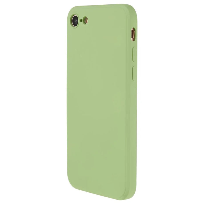 AMORUS TPU Case for iPhone SE (2022) / (2020) / 8 / 7 Precise Cutouts Fiber Lining Shockproof Phone Cover - Green - 1