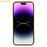 AMORUS For iPhone 14 Pro Case Precise Cutouts TPU Fiber Lining Shockproof Phone Cover - Yellow - 2