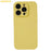 AMORUS For iPhone 14 Pro Case Precise Cutouts TPU Fiber Lining Shockproof Phone Cover - Yellow - 3