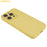 AMORUS For iPhone 14 Pro Case Precise Cutouts TPU Fiber Lining Shockproof Phone Cover - Yellow - 4