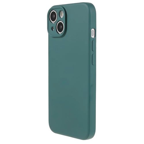 AMORUS For iPhone 14 Plus Case Precise Cutouts TPU Fiber Lining Shockproof Phone Cover - Army Green - 1