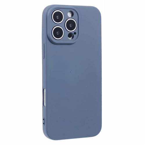 AMORUS For iPhone 16 Pro Max Case Precise Cutouts TPU Fiber Lining Shockproof Phone Cover - Lavender Grey - 1