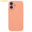 AMORUS For iPhone 16 Plus Case Precise Cutouts TPU Fiber Lining Shockproof Phone Cover - Orange - 3