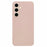 AMORUS For Samsung Galaxy S24 FE Case Precise Cutouts TPU Fiber Lining Shockproof Phone Cover - Pink - 1