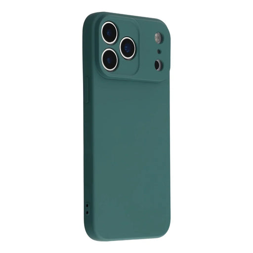 AMORUS For iPhone 17 Pro Case Precise Cutouts TPU Fiber Lining Shockproof Phone Cover - Army Green - 1