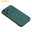 AMORUS For iPhone 17 Pro Case Precise Cutouts TPU Fiber Lining Shockproof Phone Cover - Army Green - 4