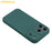 AMORUS For iPhone 17 Pro Case Precise Cutouts TPU Fiber Lining Shockproof Phone Cover - Army Green - 5