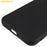 AMORUS For Samsung Galaxy S25 FE Case Precise Cutouts TPU Fiber Lining Shockproof Phone Cover - Black - 6