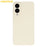 AMORUS For Samsung Galaxy S25 Edge Case Precise Cutouts TPU Fiber Lining Shockproof Phone Cover - White - 3