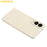 AMORUS For Samsung Galaxy S25 Edge Case Precise Cutouts TPU Fiber Lining Shockproof Phone Cover - White - 5