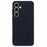AMORUS For Samsung Galaxy A36 5G Case Precise Cutouts TPU Fiber Lining Shockproof Phone Cover - Black - 1