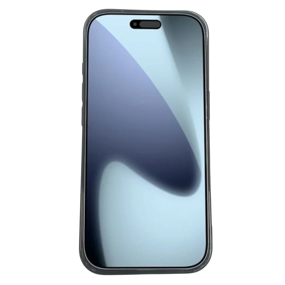 25Pcs For iPhone 17 Pro Max Case 1.2mm TPU Matte Phone Cover - Black - 2