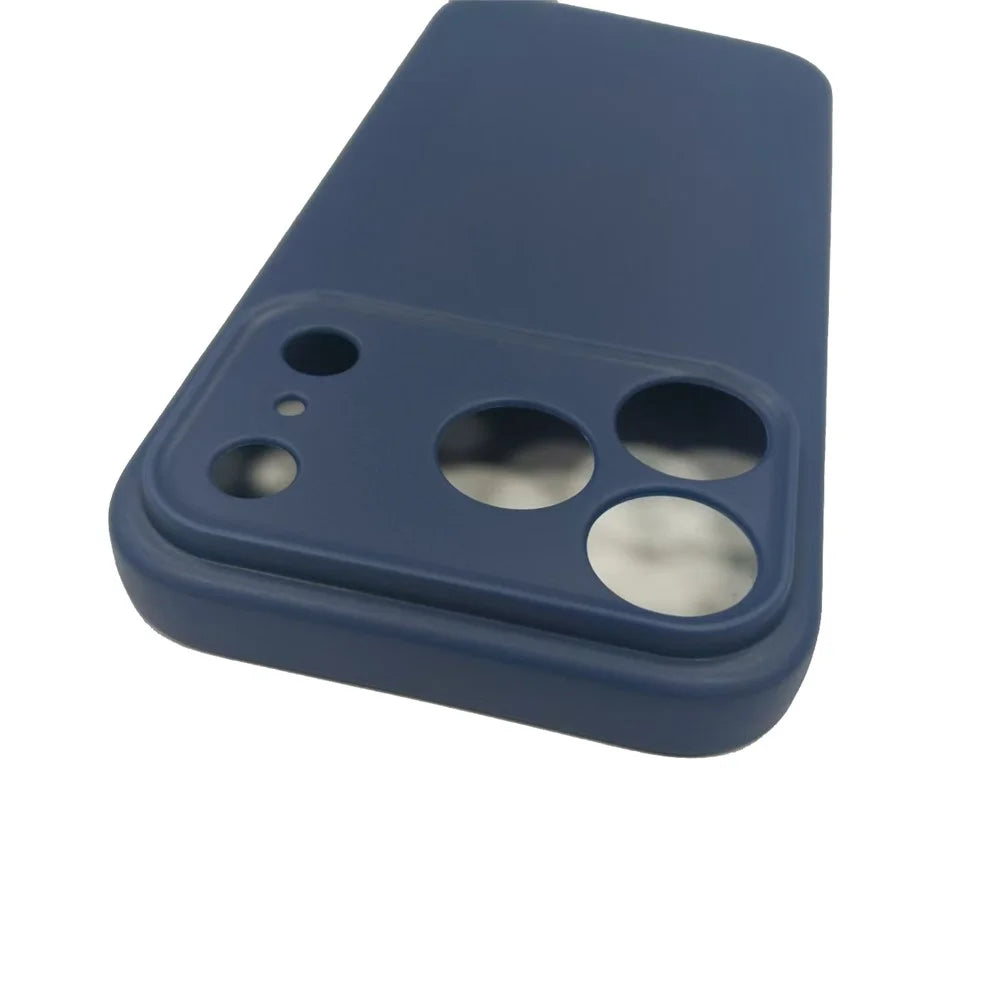 25Pcs For iPhone 17 Pro Case 1.2mm TPU Matte Phone Cover - Sapphire - 4