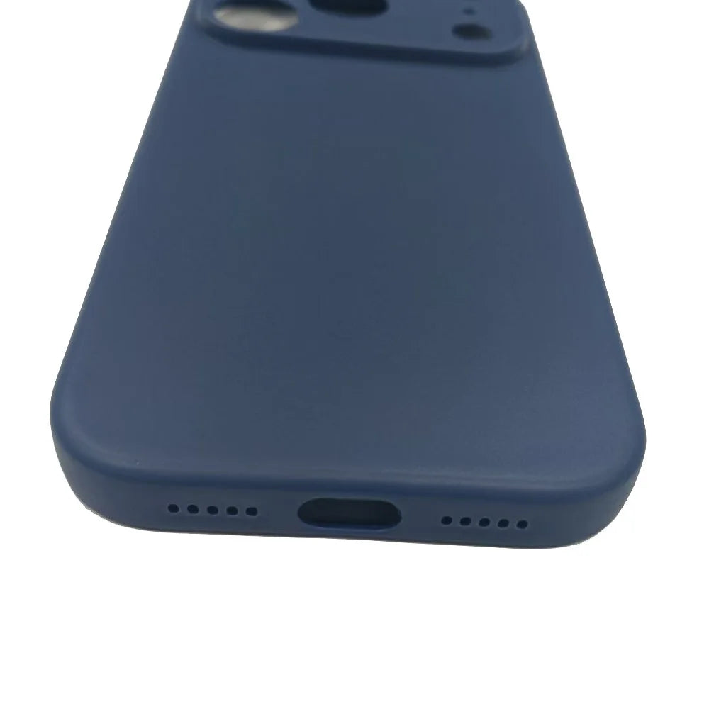 25Pcs For iPhone 17 Pro Case 1.2mm TPU Matte Phone Cover - Sapphire - 6