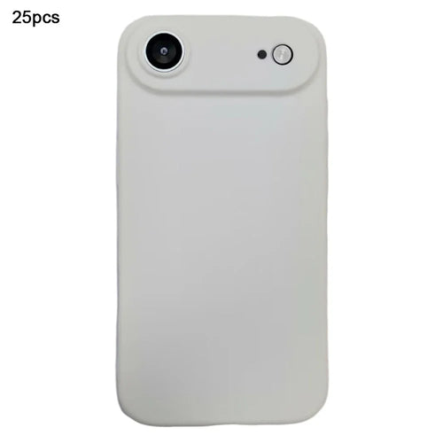 25Pcs For iPhone Air Case 1.2mm TPU Matte Phone Cover - White - 1