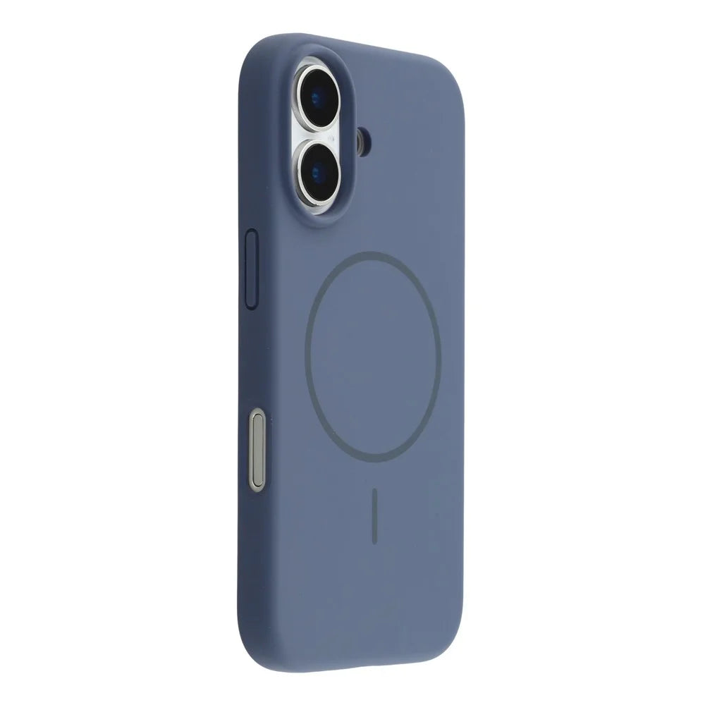 X-LEVEL For iPhone 17 Case Compatible with MagSafe Liquid Silicone Phone Back Cover Skin Touch - Blue - 1