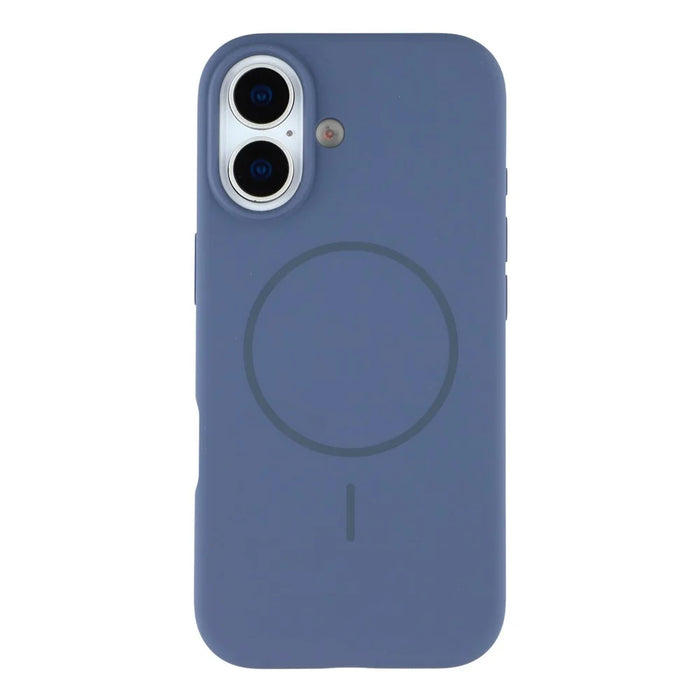 X-LEVEL For iPhone 17 Case Compatible with MagSafe Liquid Silicone Phone Back Cover Skin Touch - Blue - 3