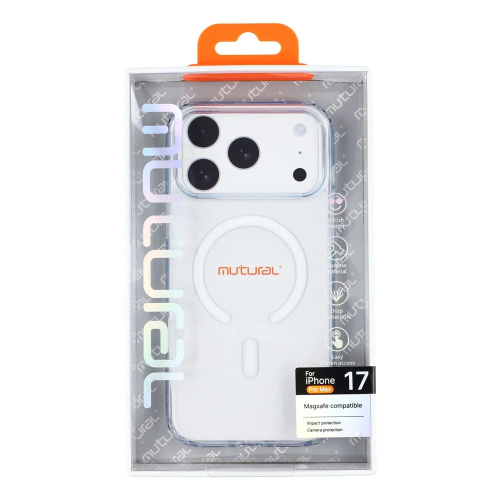 MUTURAL For iPhone 17 Pro Max Case Compatible with MagSafe TPU + PC Clear Phone Cover - 7