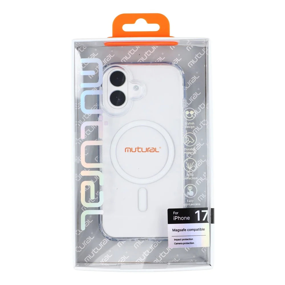 MUTURAL For iPhone 17 Case Compatible with MagSafe TPU + PC Clear Phone Cover - 7