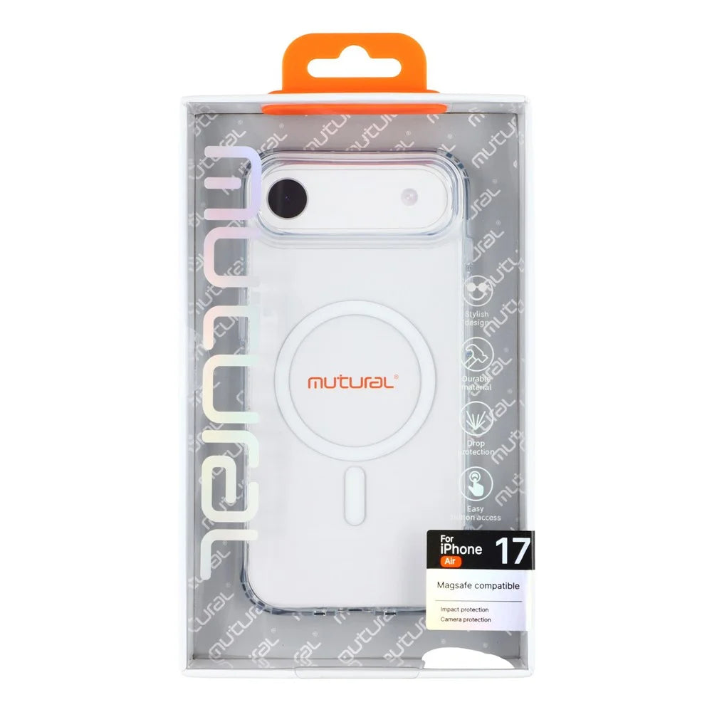 MUTURAL For iPhone Air Case Compatible with MagSafe TPU + PC Clear Phone Cover - 7