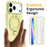 For iPhone 18 Pro Max / 17 Pro Max Case Compatible with MagSafe Kickstand PC + Silicone Phone Cover - Yellow - 2