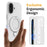 For iPhone 17 Case Compatible with MagSafe Kickstand PC + Silicone Phone Cover - White - 2