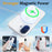 For iPhone 17 Case Compatible with MagSafe Kickstand PC + Silicone Phone Cover - White - 3