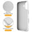 For iPhone 17 Case Compatible with MagSafe Kickstand PC + Silicone Phone Cover - White - 5