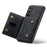 DG.MING M2 Series for Samsung Galaxy S25 FE Case PU + PC + TPU Phone Cover Detachable Wallet - Black - 3
