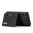 DG.MING M2 Series for Samsung Galaxy S25 FE Case PU + PC + TPU Phone Cover Detachable Wallet - Black - 5