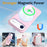 For iPhone Air Case Compatible with MagSafe Kickstand PC + Silicone Phone Cover - Grey Pink - 3