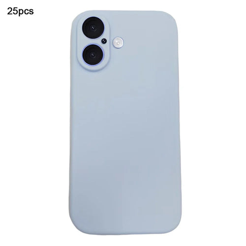 25Pcs For iPhone 17 Case 1.2mm TPU Matte Phone Cover - Light Purple - 1