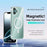 ABEEL For iPhone 16 Case Compatible with MagSafe Anti Scratch Clear TPU PC Phone Back Cover - White - 2