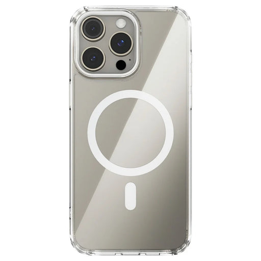 ABEEL For iPhone 13 Pro Max Case Compatible with MagSafe Anti Scratch Clear TPU PC Phone Back Cover - White - 1