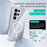 ABEEL For Samsung Galaxy S25 Ultra Magnetic Case Anti Scratch Clear TPU PC Phone Back Cover - White - 4