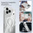 ABEEL For iPhone 17 Pro Case Compatible with MagSafe Anti Scratch Clear TPU PC Phone Back Cover - White - 3