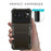 For Google Pixel 10 Pro  /  Pixel 10 Case PC + TPU Dual Layer Back Phone Cover with Card Holder - Grey - 3