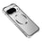 For Google Pixel 10 / 10 Pro Magnetic Case Hard PC Metal Frame Frosted Phone Back Cover - Silver - 1