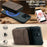 LC.IMEEKE L6 Zipper Wallet Case RFID Blocking Phone Magnetic Card Holder - Coffee - 5