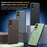 For Samsung Galaxy S25 Edge Magnetic Case Leather Coated TPU + PC Phone Cover - Black - 6