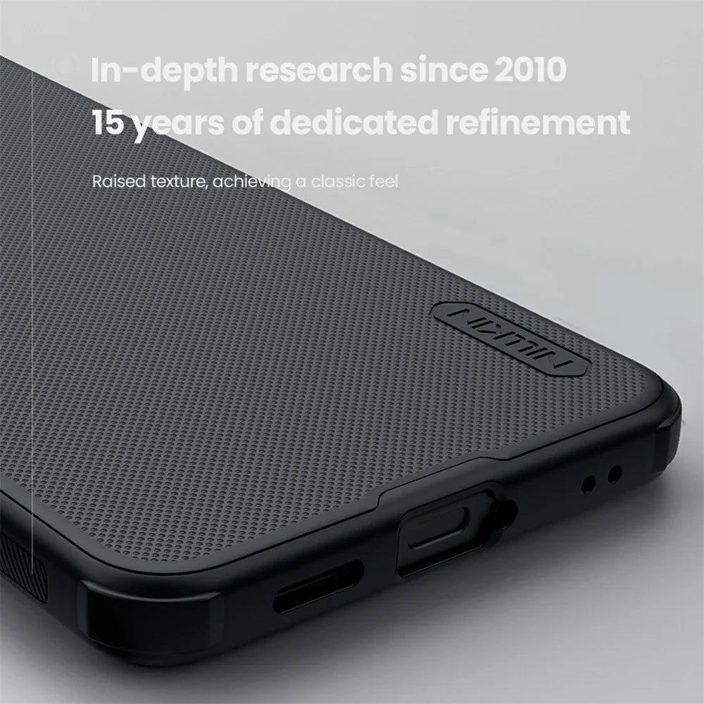 NILLKIN Frosted Shield Pro For Samsung Galaxy S25 FE Case Matte PC + TPU Phone Cover - 6