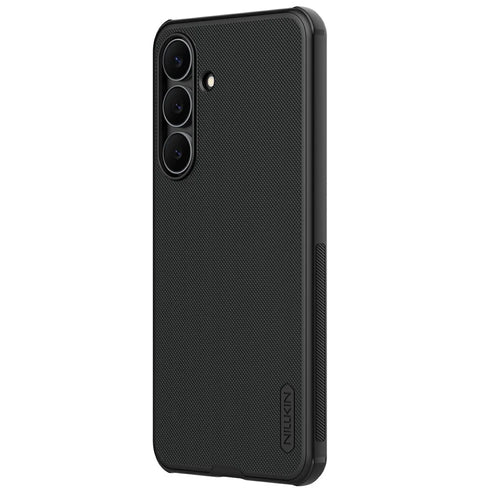 NILLKIN Frosted Shield Pro for Samsung Galaxy S25 FE Magnetic Case PC + TPU Phone Cover - Black - 1