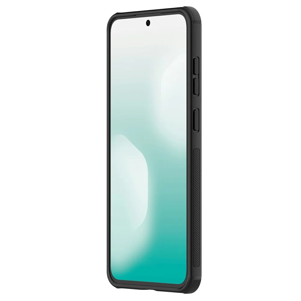 NILLKIN Frosted Shield Pro for Samsung Galaxy S25 FE Magnetic Case PC + TPU Phone Cover - Black - 2