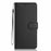 For iPhone 18 Pro / 17 Pro Wallet Case with Strap / Multiple Card Slots Solid Color Leather Stand Phone Cover - Black - 6