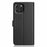 For iPhone 16 Pro Max Wallet Case with Strap / Multiple Card Slots Solid Color Leather Stand Phone Cover - Black - 7
