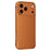 For iPhone 17 Pro Bumper Case Heat Dissipation Aluminium Alloy Phone Shell with Buckle / Camera Lid - Orange - 1