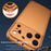 For iPhone 17 Pro Bumper Case Heat Dissipation Aluminium Alloy Phone Shell with Buckle / Camera Lid - Orange - 3