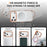For iPhone 18 Pro Max / 17 Pro Max Case Compatible with MagSafe Airbag Anti Drop TPU + PC Clear Phone Cover - Orange - 3