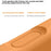 For iPhone 16 Case Soft Touch Liquid Silicone Phone Cover with Camera Touch Control Button - Orange - 3